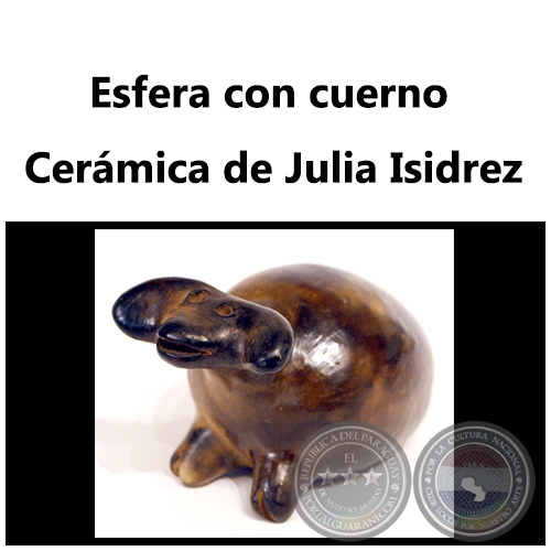 Esfera con cuerno - Obra de Julia Isidrez